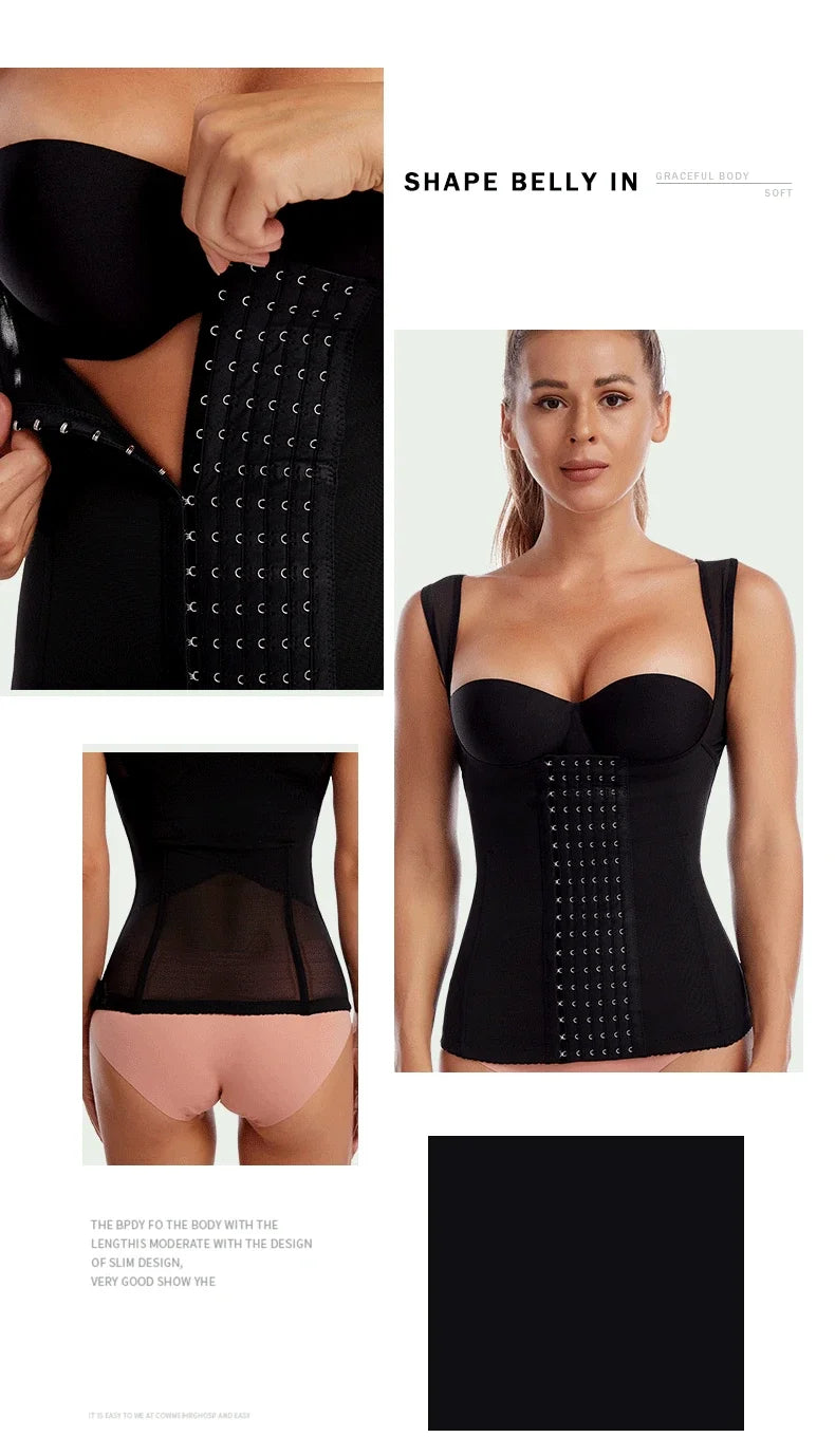 Waist Corset Postpartum Sheath Tummy Top Trainers Shapewear for Women - Slimming Sheath, Woman Flat Belly Waist Trainer