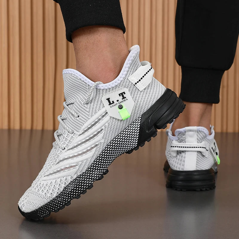 Summer Running Shoes Men Sneakers Casual Shoes Lightweight Big Size 48 Walking Shoes Mesh Breathable Footwear Chaussure Homme