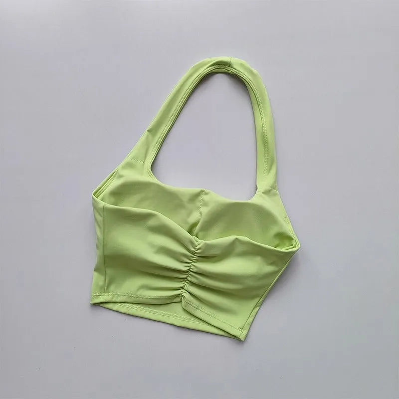 Backless Fitness Bra Workout Tops Gym and Yoga Fitness Sports Bras - Athletic Sport Bra for Women