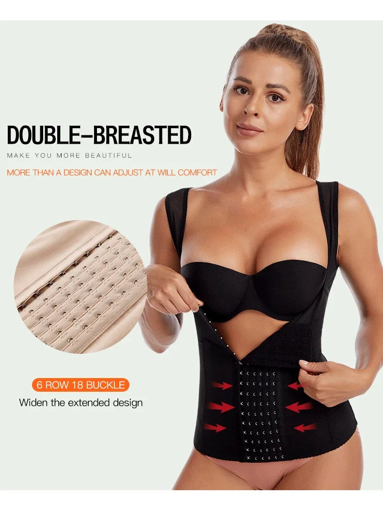 Waist Corset Postpartum Sheath Tummy Top Trainers Shapewear for Women - Slimming Sheath, Woman Flat Belly Waist Trainer