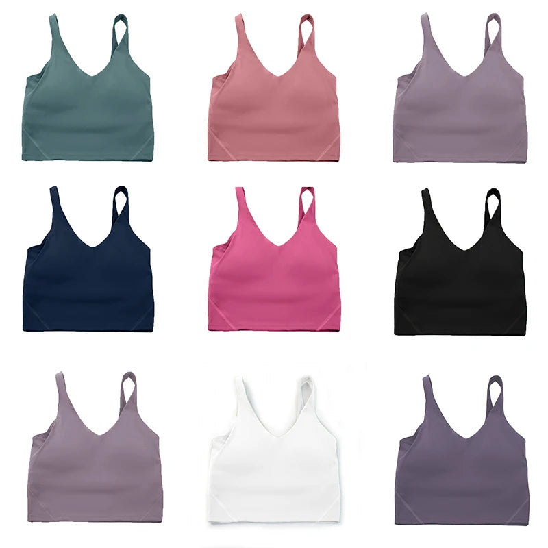 Women's Quick-Dry U-Back Yoga Sports Bra – Breathable & Supportive Fitness Bra for Running, Cycling & Gym - OJABay