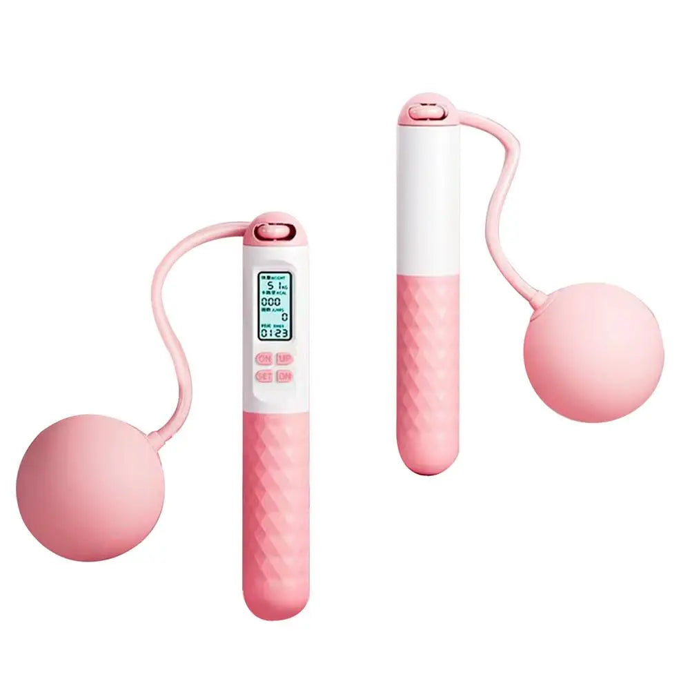Smart Weighted Cordless Jump Rope – Digital Counter, Ropeless Skipping for Home & Gym - OJABay