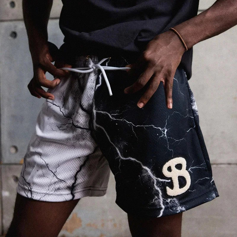 2025 Men’s Quick-Dry Mesh Gym Shorts – Lightweight & Trendy - OJABay