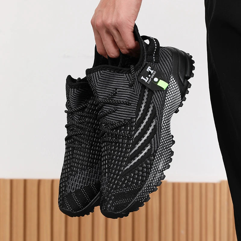 Summer Running Shoes Men Sneakers Casual Shoes Lightweight Big Size 48 Walking Shoes Mesh Breathable Footwear Chaussure Homme