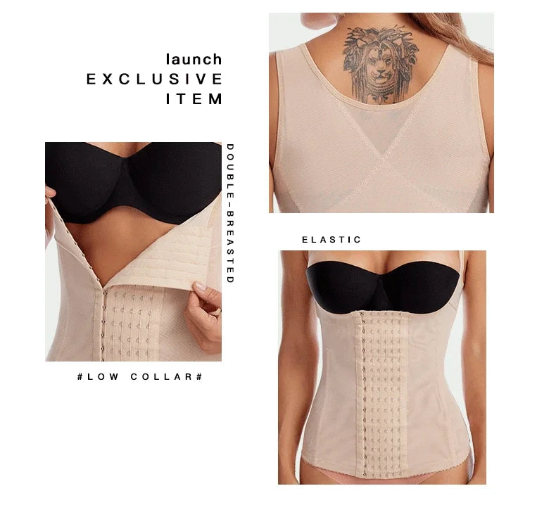Waist Corset Postpartum Sheath Tummy Top Trainers Shapewear for Women - Slimming Sheath, Woman Flat Belly Waist Trainer