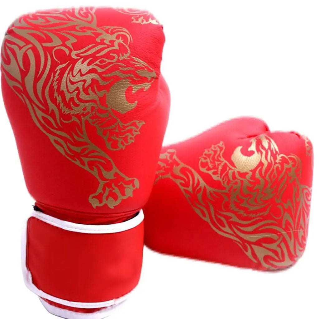 PU Leather Boxing Gloves – Adult & Kids Training Gloves for Kickboxing, Gym & Martial Arts