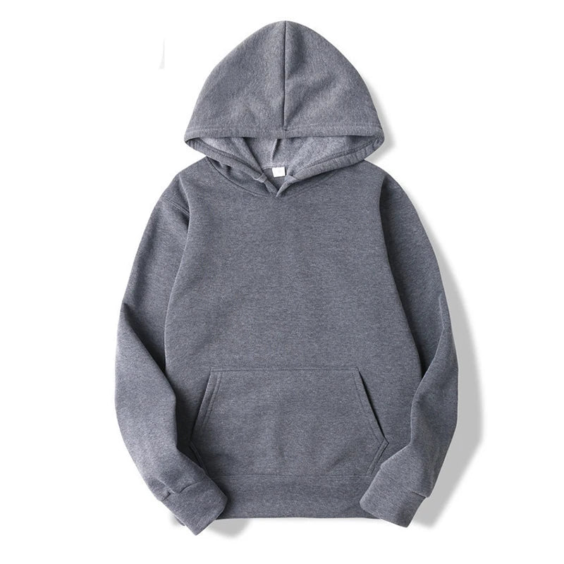 Unisex Fleece Pullover Hoodie – Casual Long Sleeve Hooded Sweatshirt with Pocket (S–4XL) - OJABay