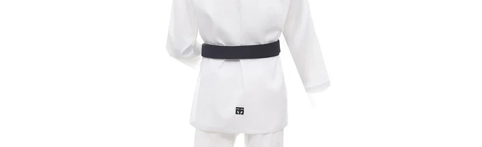 Taekwondo Dobok Karate Uniform with Belt – Kids & Adults (XXXS–XXXL)
