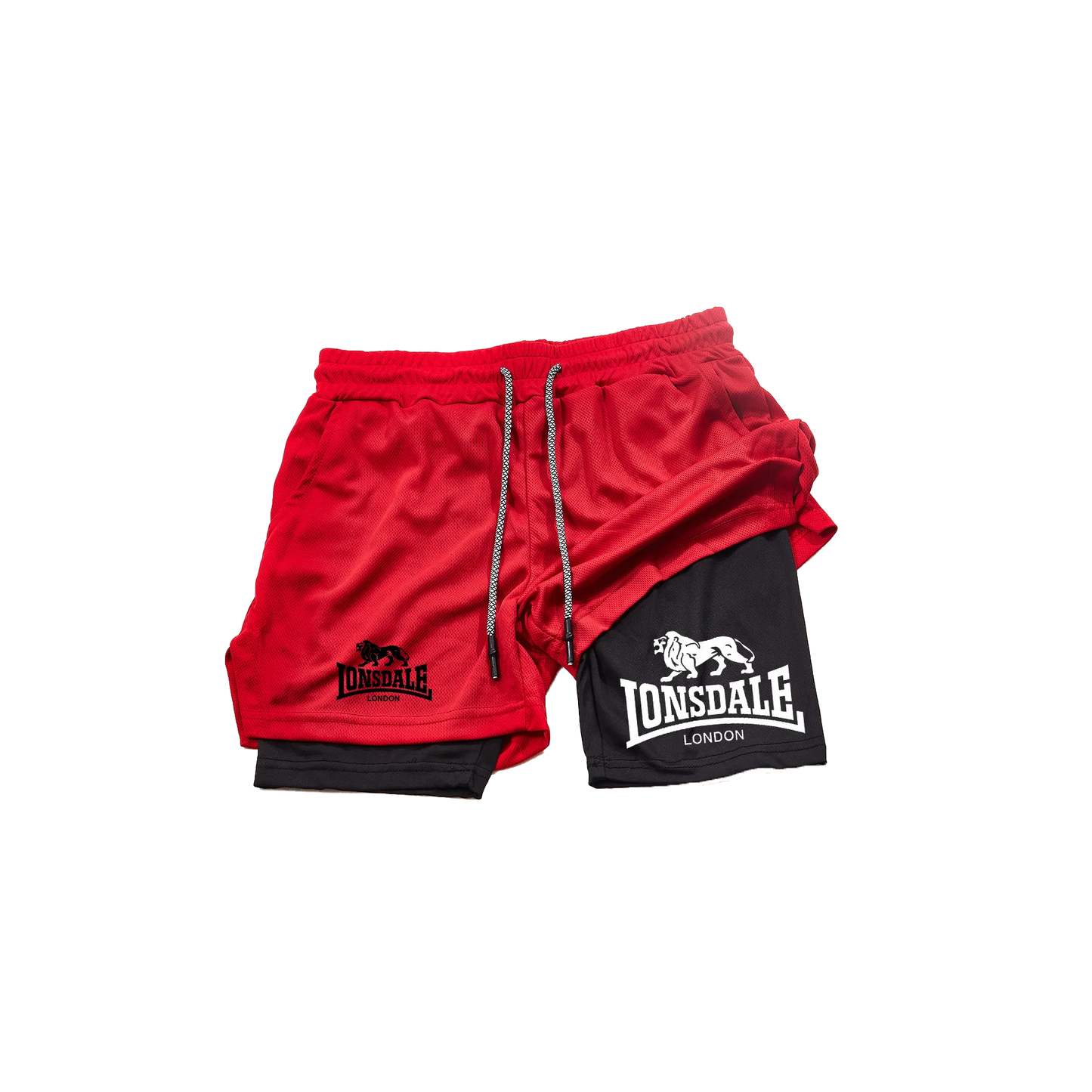 2-in-1 Running Shorts with Compression Layer – Stay Ready, Stay Dry - OJABay