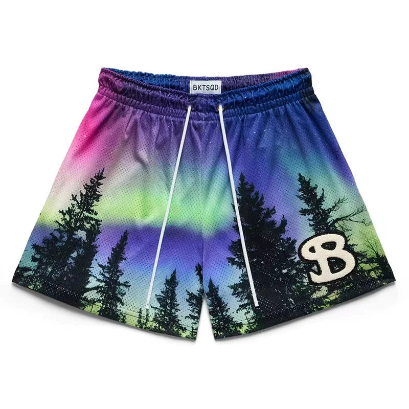 2025 Men’s Quick-Dry Mesh Gym Shorts – Lightweight & Trendy - OJABay