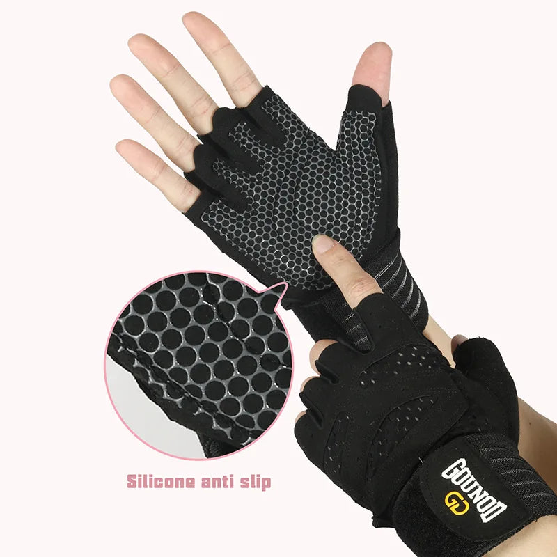 Weightlifting Gloves with Wrist Support - OJABay