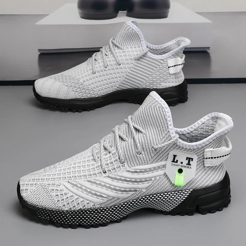 Summer Running Shoes Men Sneakers Casual Shoes Lightweight Big Size 48 Walking Shoes Mesh Breathable Footwear Chaussure Homme