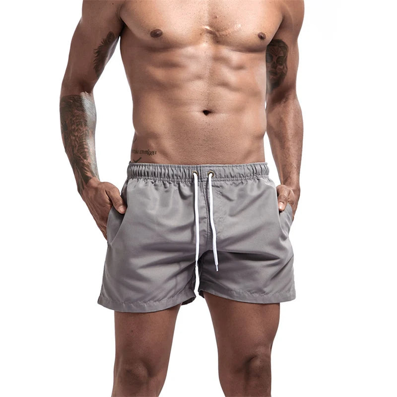 Men’s Quick-Dry Swim Trunks with Mesh Lining & Pockets