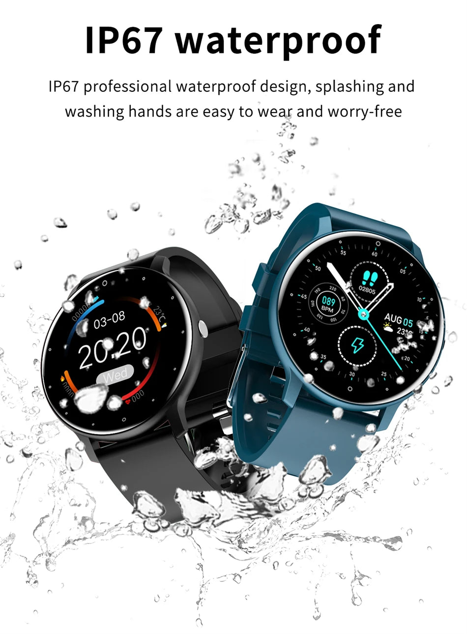 LIGE Smartwatch with Bluetooth Calls & Fitness Tracker – Unisex, Waterproof - OJABay