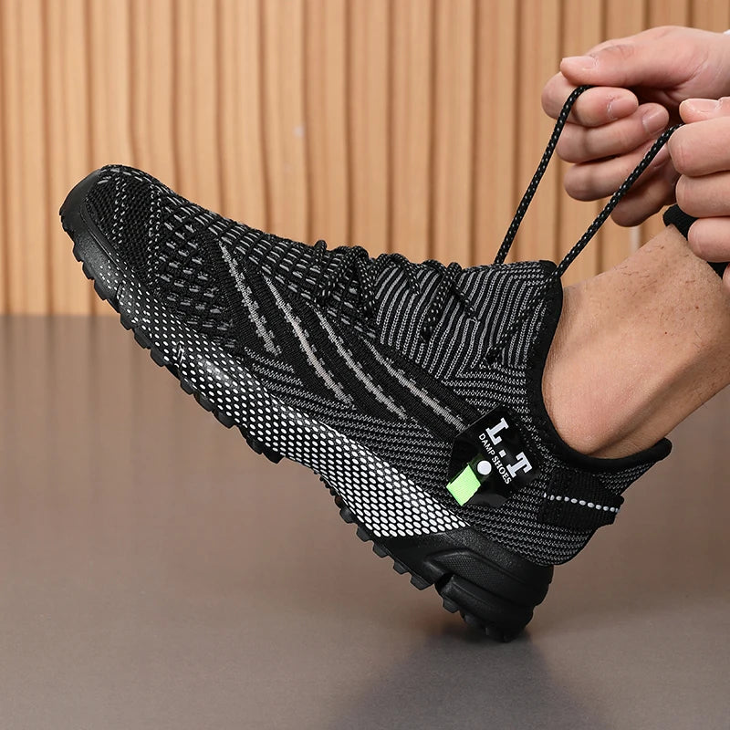 Summer Running Shoes Men Sneakers Casual Shoes Lightweight Big Size 48 Walking Shoes Mesh Breathable Footwear Chaussure Homme