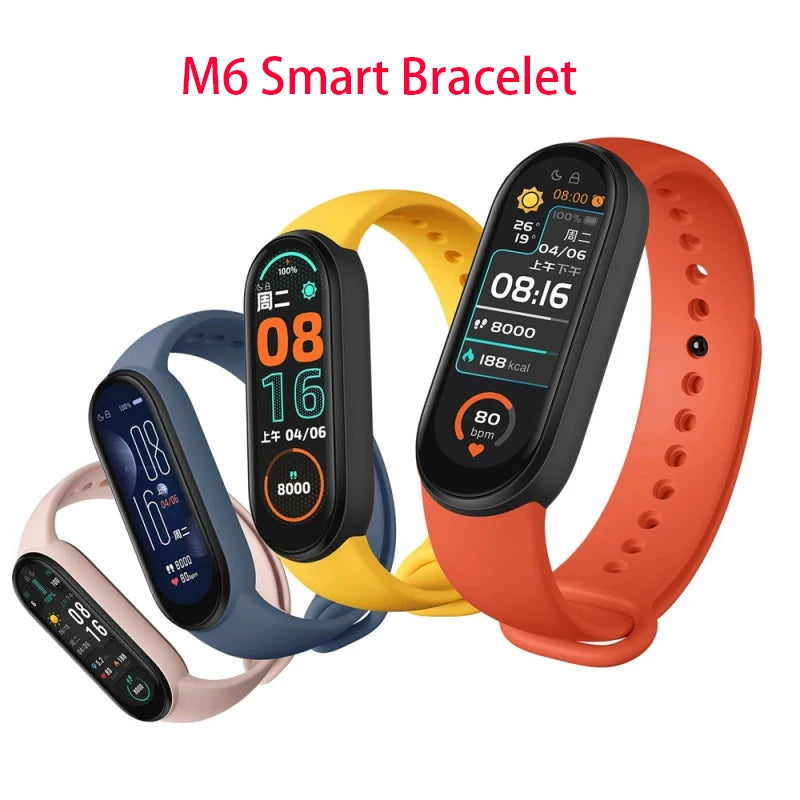 M6 Smartwatch β Fitness Tracker with Heart & Sleep Monitor - OJABay