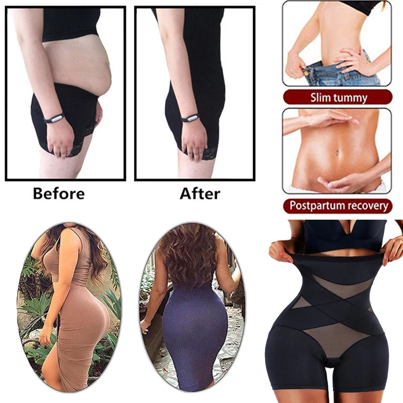 Women’s High Waist Body Shaper – Tummy Control Slimming Panties
