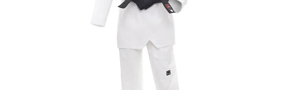 Taekwondo Dobok Karate Uniform with Belt – Kids & Adults (XXXS–XXXL)