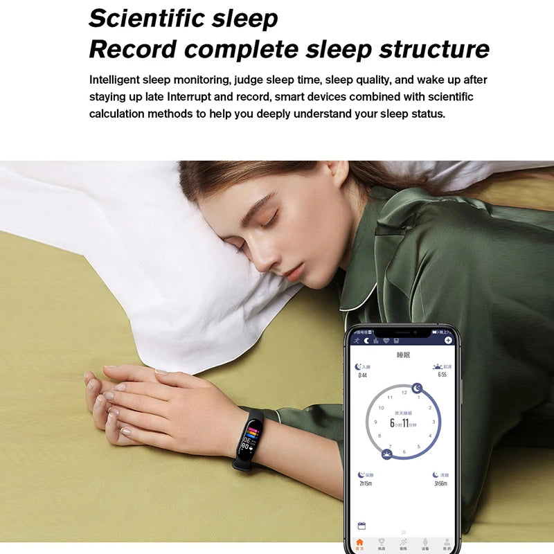 M6 Smartwatch β Fitness Tracker with Heart & Sleep Monitor - OJABay