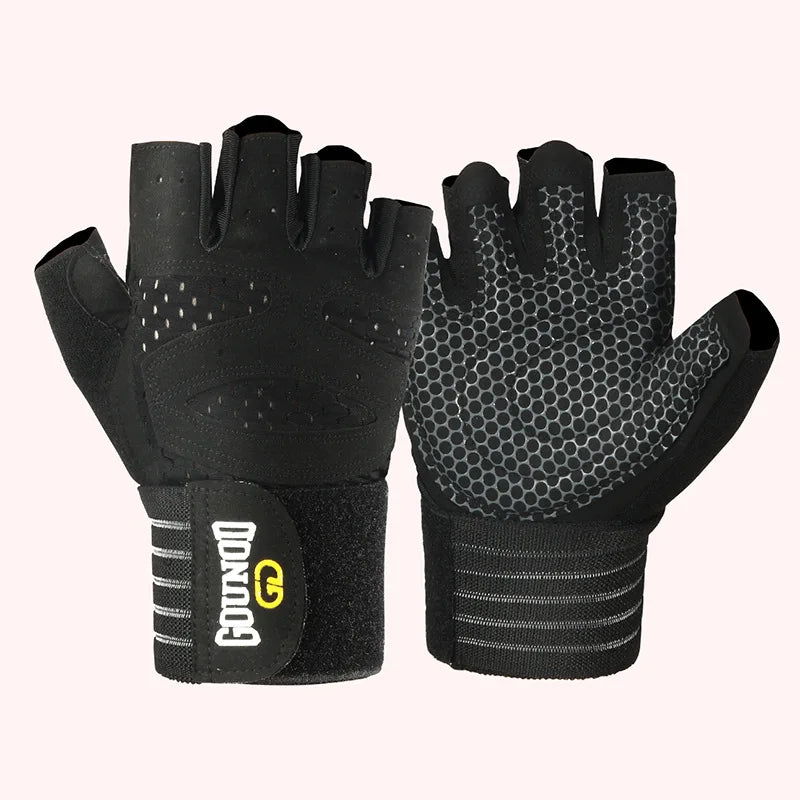Weightlifting Gloves with Wrist Support - OJABay