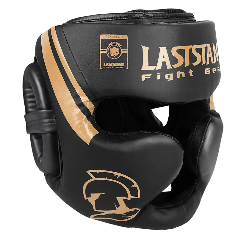 Kickboxing & Boxing Helmet – PU Leather Full-Cover Headgear for Men, Women, and Kids | MMA, Muay Thai, Karate, Sanda Training - OJABay