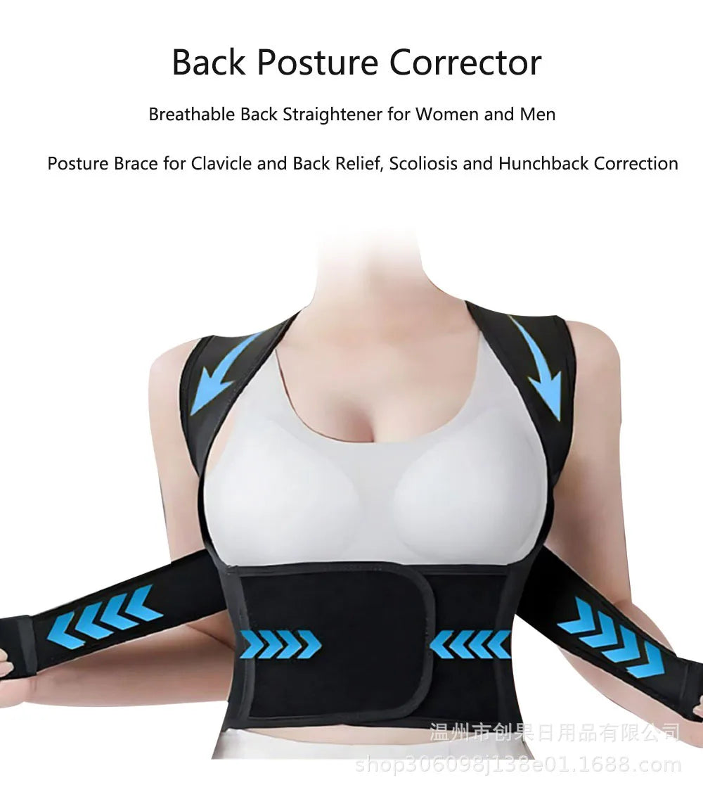 Adjustable Back Brace Posture Corrector for Men & Women - OJABay