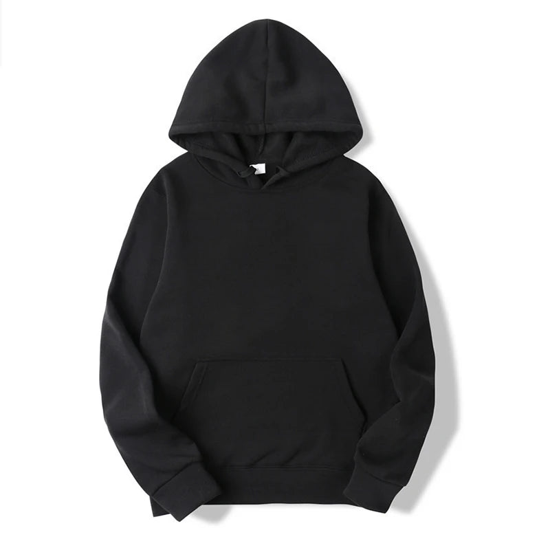 Unisex Fleece Pullover Hoodie – Casual Long Sleeve Hooded Sweatshirt with Pocket (S–4XL) - OJABay