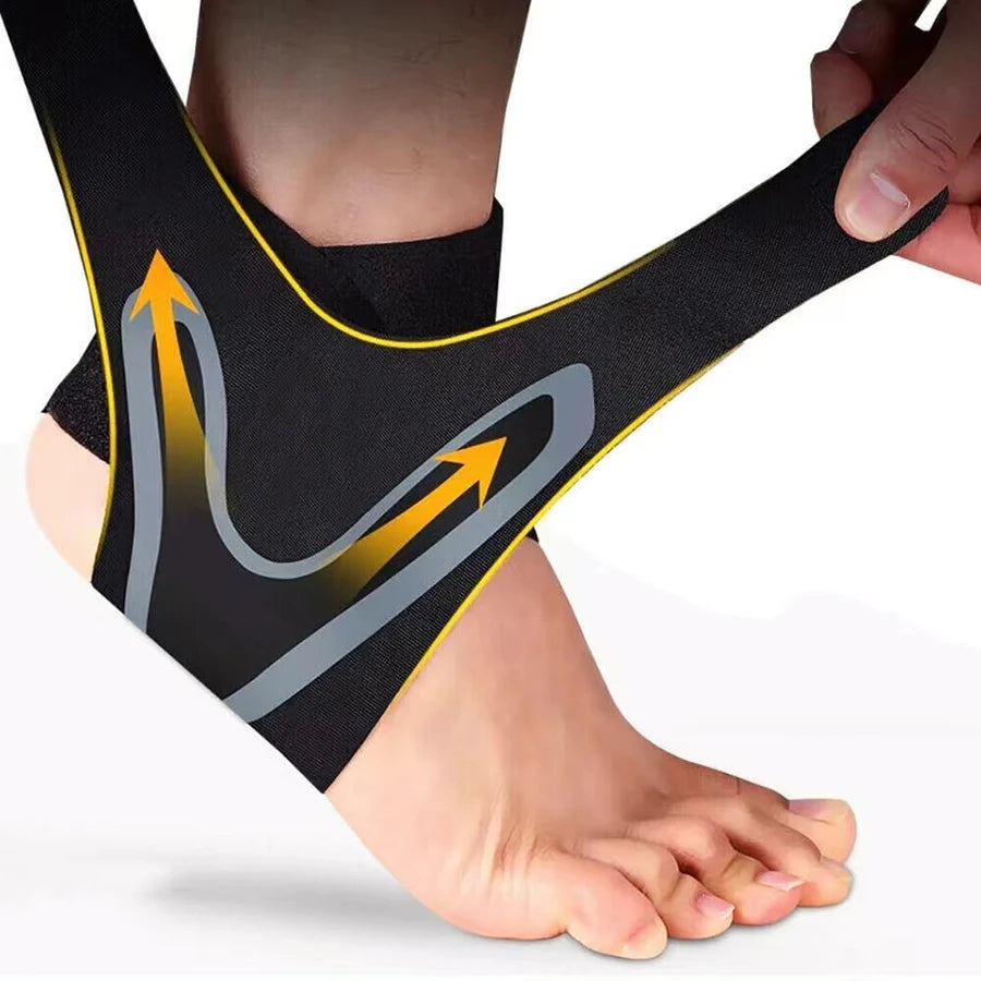 1PC Ankle Brace Compression Support Sleeve – Elastic Foot Bandage Wrap for Sports, Running, Injury Recovery - OJABay