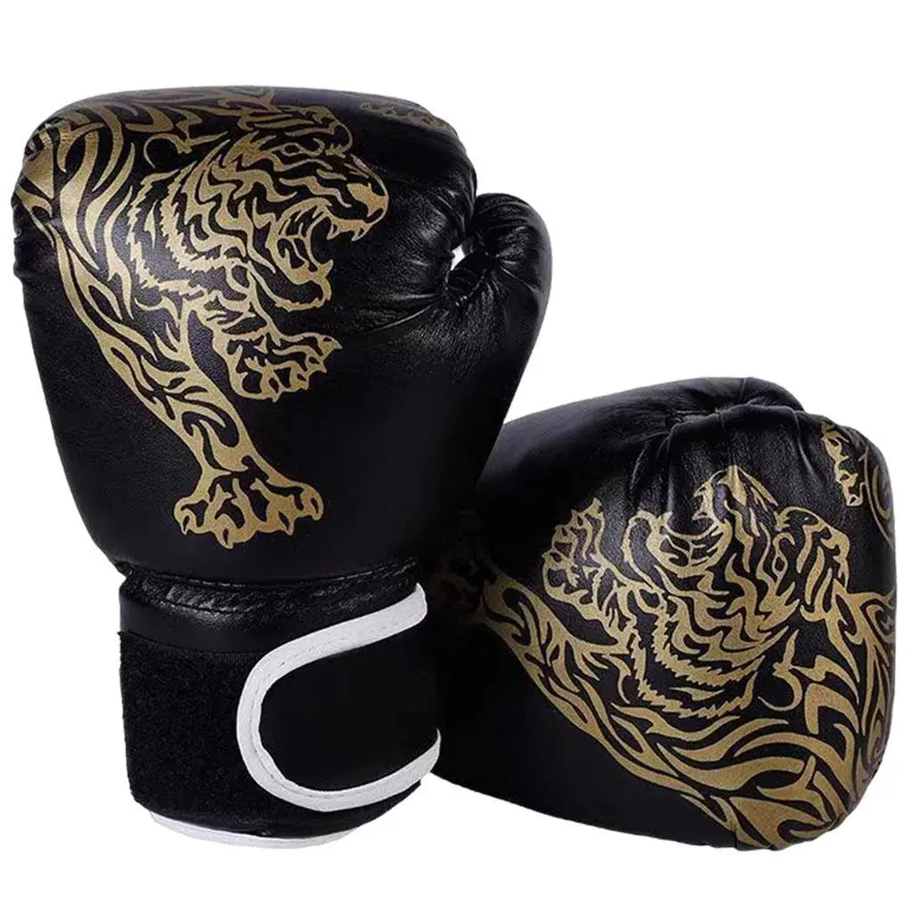 MMA Boxing Gloves & Headgear – PU Leather Training Set for Adults & Kids