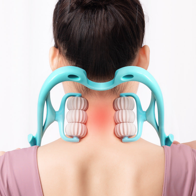 Multifunctional Six-Wheel Neck Massage - OJABay