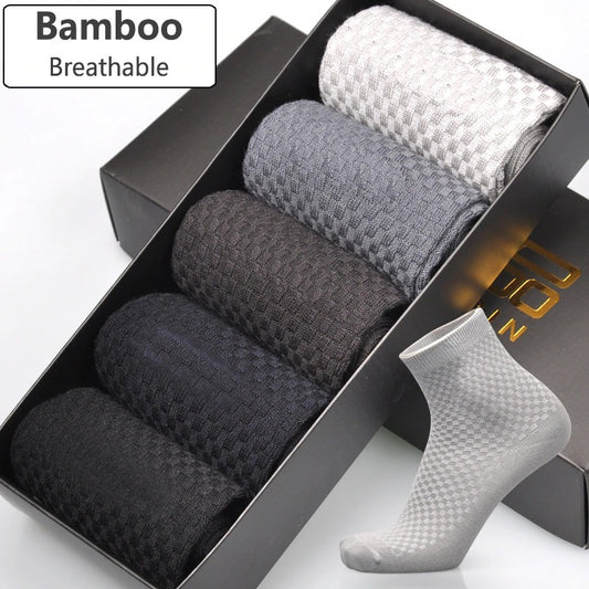 Socks men's new bamboo fiber men's socks - OJABay