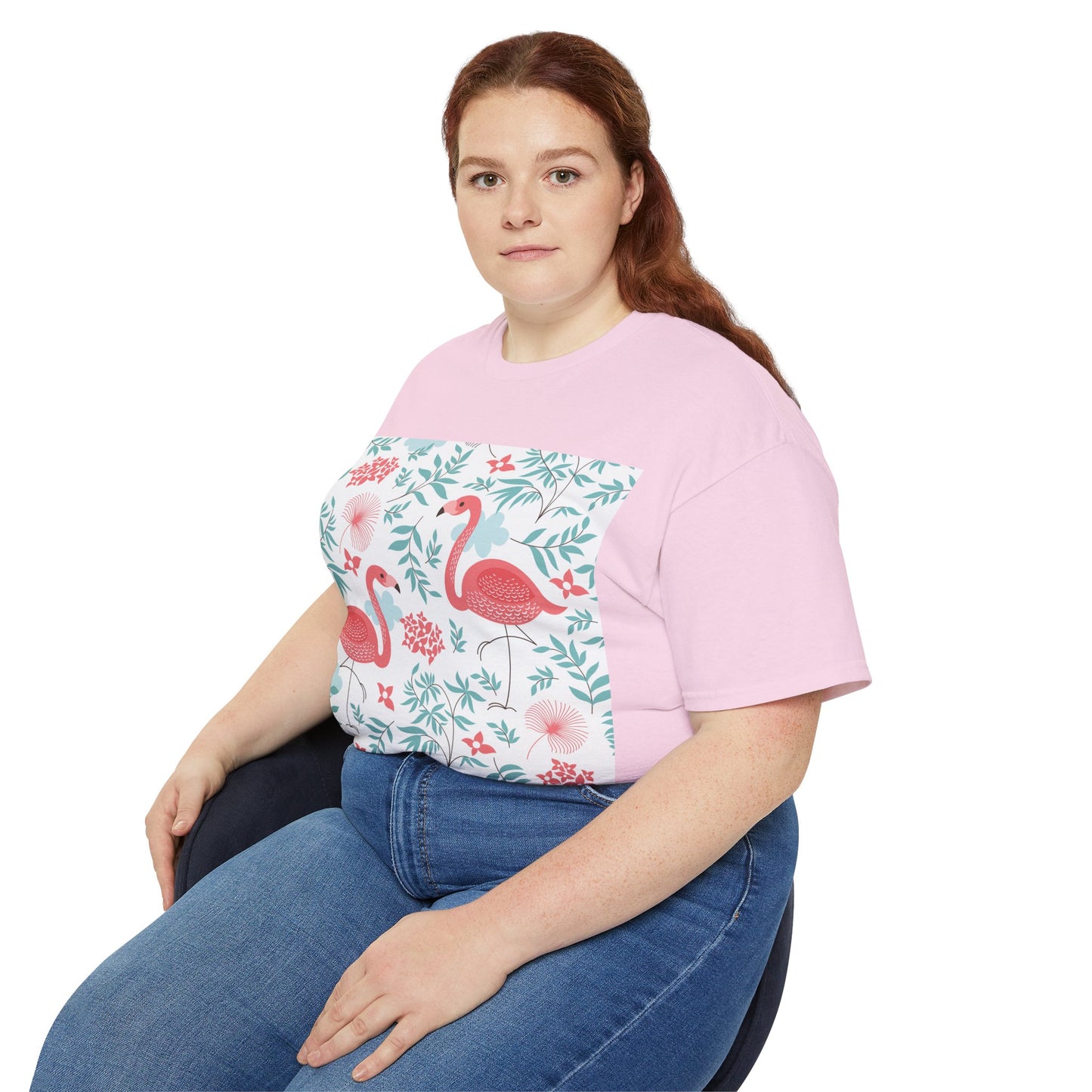 Tropical Flamingo Unisex Ultra Cotton Tee – Perfect Summer Vibe Tee - OJABay