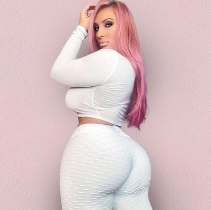Booty Lifting Anti Cellulite Scrunch Leggings - OJABay