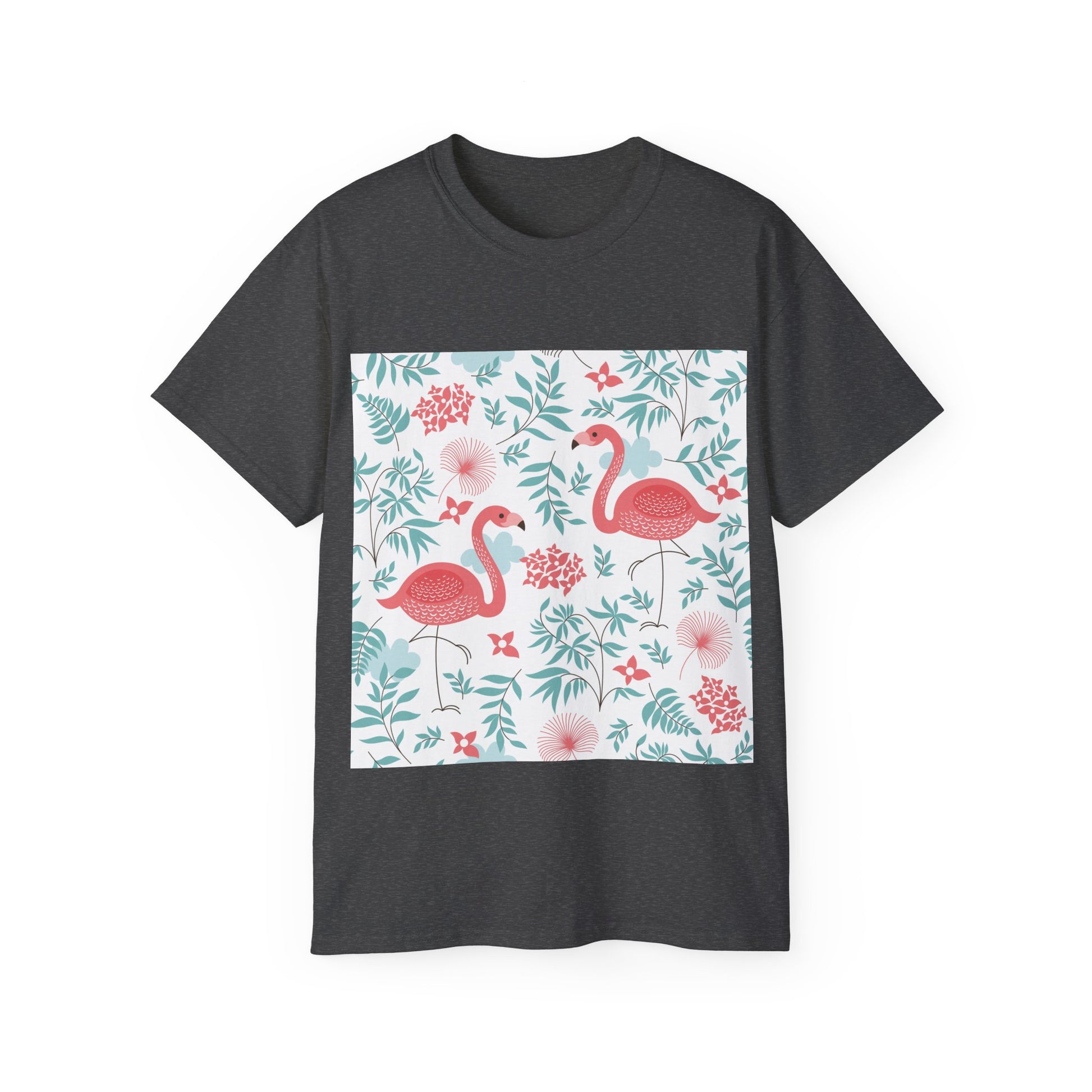 Tropical Flamingo Unisex Ultra Cotton Tee – Perfect Summer Vibe Tee - OJABay