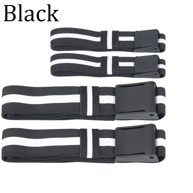 Blood Flow Restriction Bands Exercise Elastic Straps for Occlusion Training Heavy Workouts Help Increase Arm Leg Muscle Mass