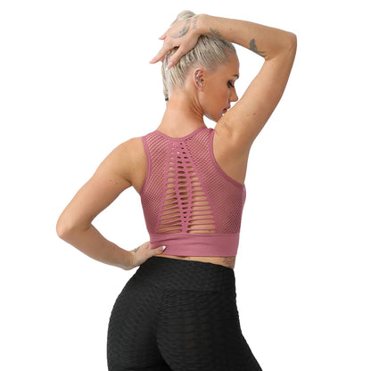 Seamless Yoga Sports Bra – Breathable, Supportive & Stylish - OJABay