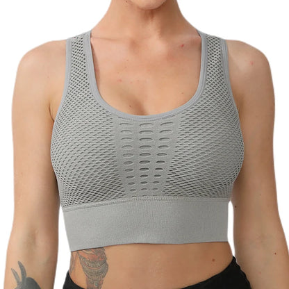 Seamless Yoga Sports Bra – Breathable, Supportive & Stylish - OJABay