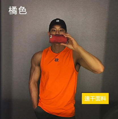 Men's Gym Stringer Tank Top – Bodybuilding Sleeveless Workout Vest - OJABay