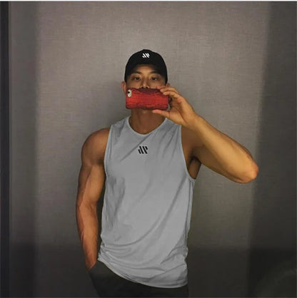 Men's Gym Stringer Tank Top – Bodybuilding Sleeveless Workout Vest - OJABay