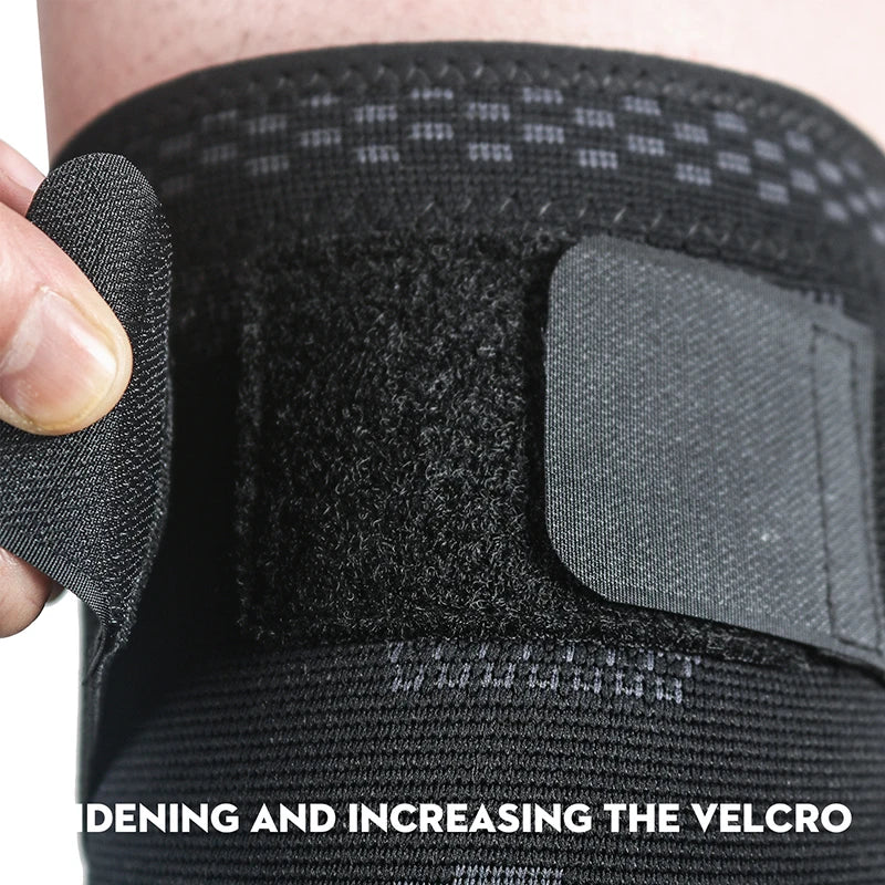 1PC Compression Knee Brace with Adjustable Bandage – Sports Support for Running, Basketball, Volleyball & Fitness - OJABay