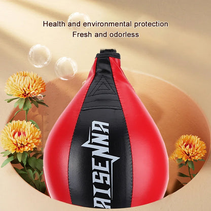 Boxing Punching Ball – PU Leather Double End Speed Bag for Reaction Training, Muay Thai, and Fitness Workouts - OJABay