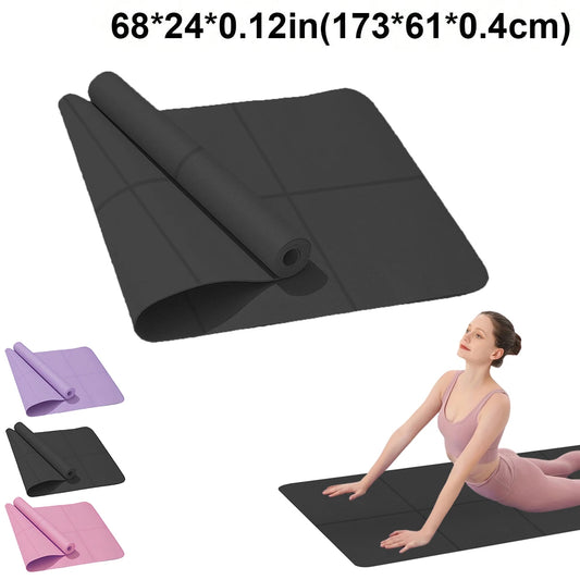 EVA Foam Yoga Mat – 4mm Thick, Lightweight & Comfortable (173×61cm) - OJABay