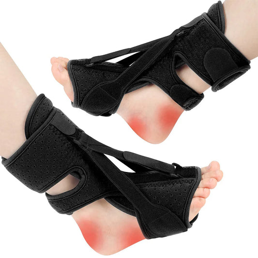Adjustable Plantar Fasciitis Night Splint – Orthotic Foot Brace for Drop Foot & Heel Pain Relief - OJABay