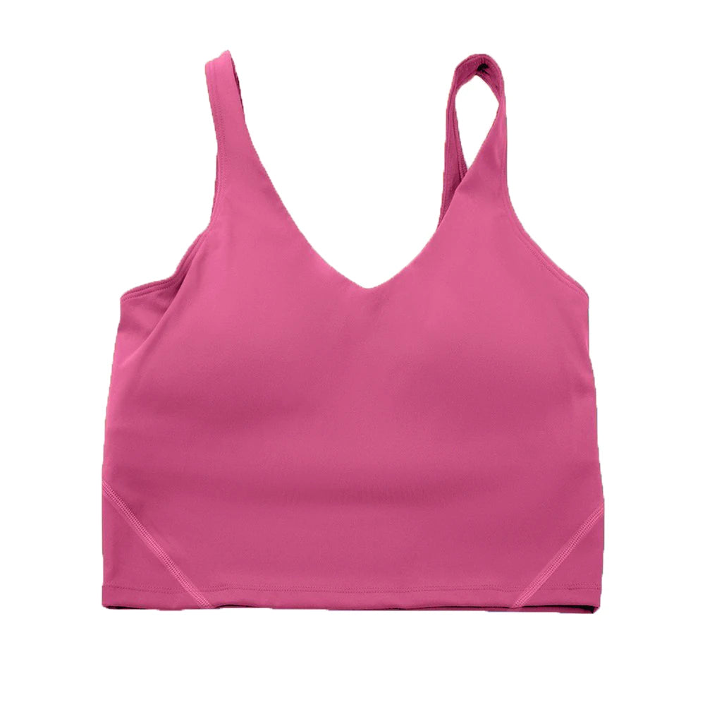 Women's Quick-Dry U-Back Yoga Sports Bra – Breathable & Supportive Fitness Bra for Running, Cycling & Gym - OJABay