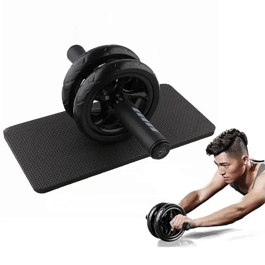 AB Roller Wheel with Knee Pad & Resistance Bands – Full Core Workout Equipment - OJABay