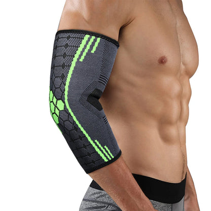 Elbow Brace Compression Sleeve with Adjustable Strap – Tennis Elbow, Golf & Weightlifting (1PC) - OJABay