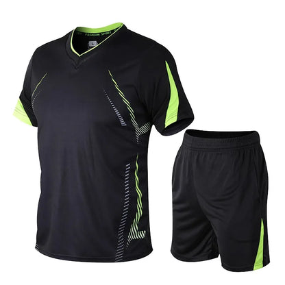 Men’s Running Sets – Summer Quick-Dry Sportswear | Breathable Gym Fitness Suits for Training, Running & Outdoor Workouts - OJABay