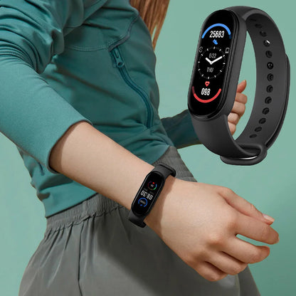 M6 Smartwatch – Fitness Tracker with Heart & Sleep Monitor - OJABay