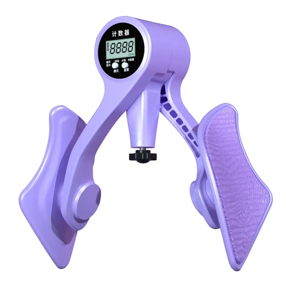 Digital Pelvic Floor & Thigh Muscle Trainer – Adjustable Leg Exerciser with Smart Counter for Home Fitness, Postpartum & Strength Training - OJABay