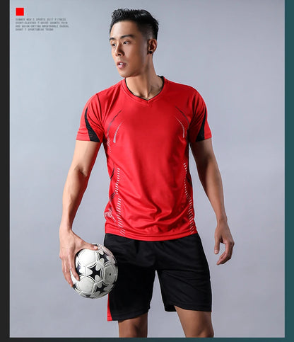 Men’s Running Sets – Summer Quick-Dry Sportswear | Breathable Gym Fitness Suits for Training, Running & Outdoor Workouts - OJABay